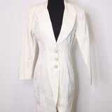 Vintage Jacquard Ivory Jacket