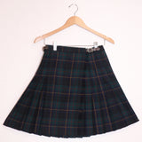 Vintage Ralph Lauren Plaid Wool Mini Skirt