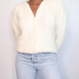 Vintage Ivory Cardigan Sweater