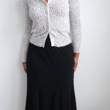 Vintage Staple High Rise Flowy Midi Skirt
