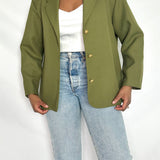 Vintage Lightweight Green Blazer