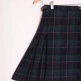 Vintage Ralph Lauren Plaid Wool Mini Skirt