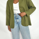 Vintage Lightweight Green Blazer