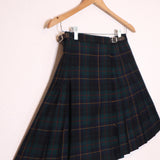 Vintage Ralph Lauren Plaid Wool Mini Skirt