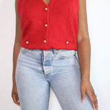 Vintage Red Sweater Vest