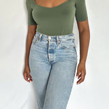 Olive Green Bodysuit