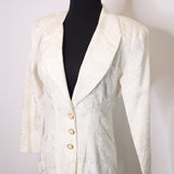 Vintage Jacquard Ivory Jacket